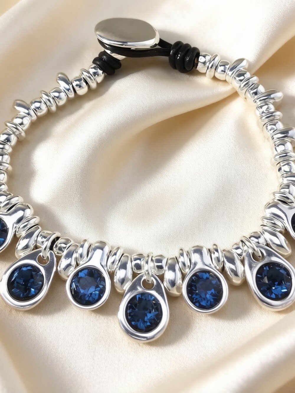 Spanish UNO de 50 vintage metal bracelet for women, niche, minimalist, elegant